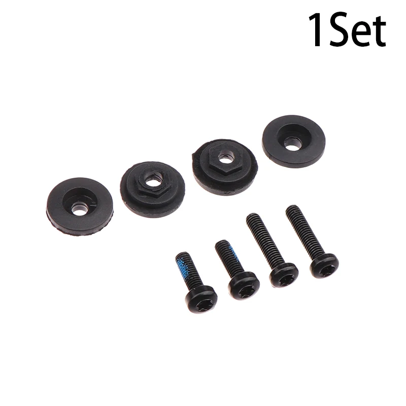 Boulons et rondelles en métal noir accessoires de rechange pour