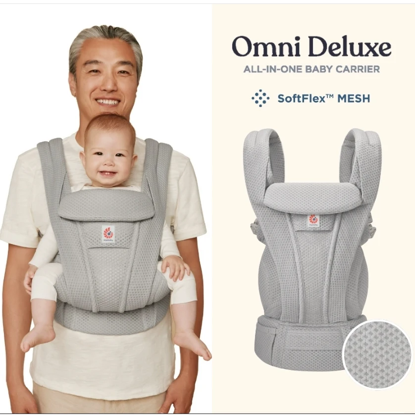 Omni Deluxe portebébé ergonomique en mesh respirant toutes positions 036 mois sac à dos EGOBABY