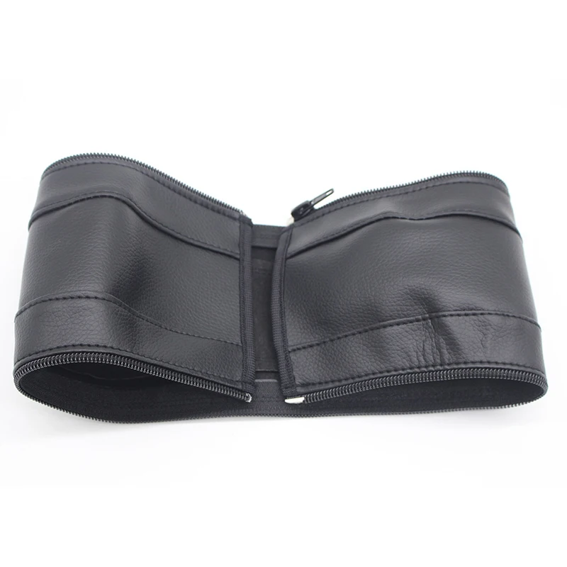 Ceinture de soutien sportif en cuir PU support abdominal fitness