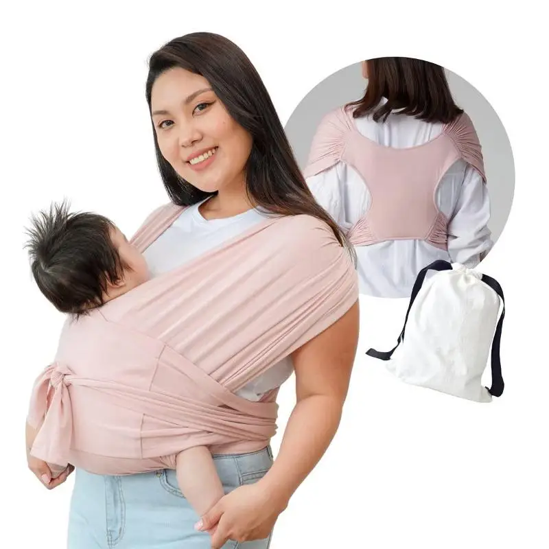 Ceinture de transport extensible pour nouveauné écharpe portable respirante ajustable 1 pièce poussette access