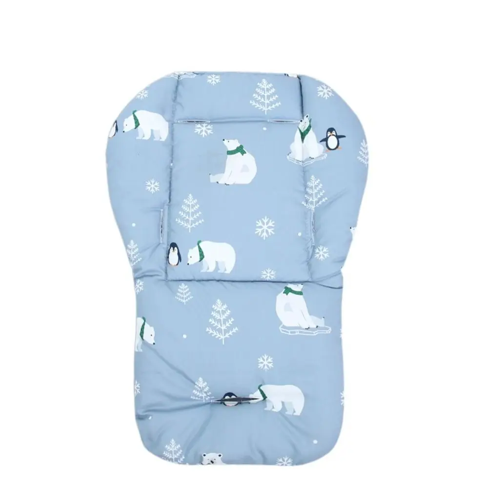 Coussin de poussette matelassé Arctic Animal Design confort bébé accessoire poussette tapis siège voiture 63x4