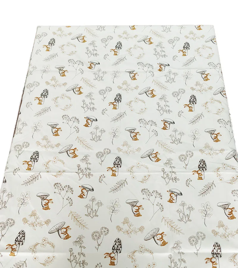 Draphousse personnalisé bébé 140x70cm tissu coton motifs animaux style