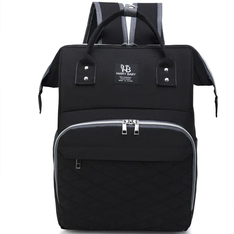 Sac à dos pour bébé sac à langer Harry Baby sac suspendu pratique pour maman grande capacité fermeture éclair 