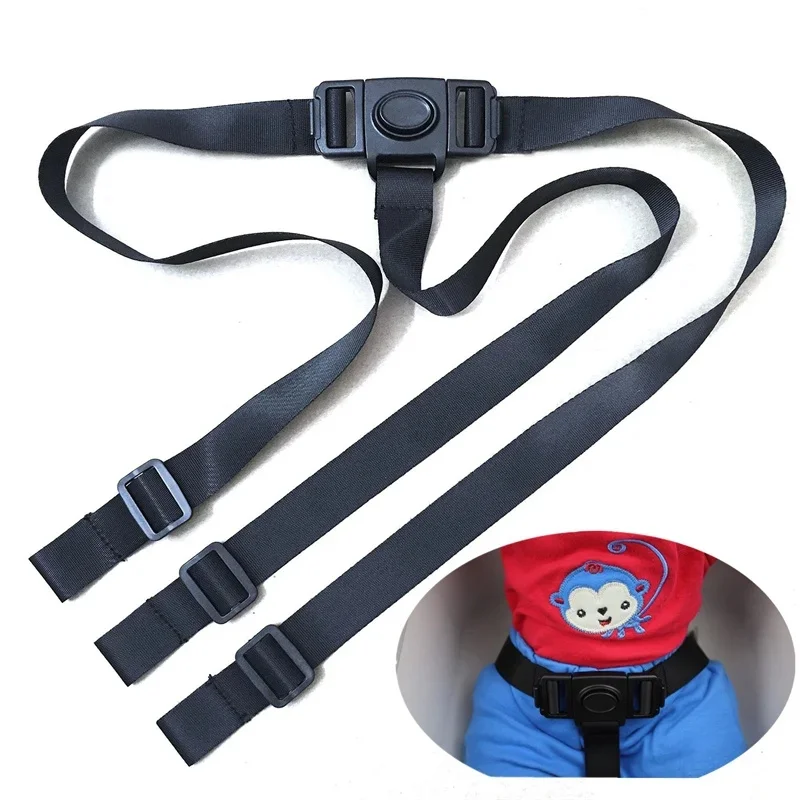 Ceinture de sécurité 3 points pour chaise haute bébé harnais ajustable accessoire de sécurité bébé confortable