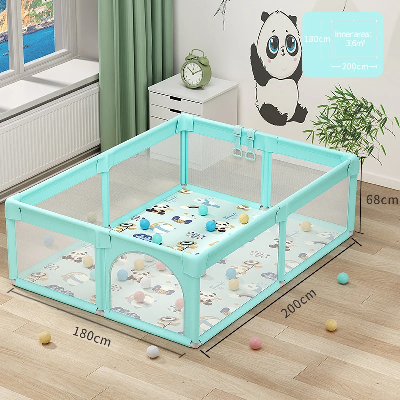 Aire de jeux bébé 6 mois à 6 ans parc à balles intérieur clôture