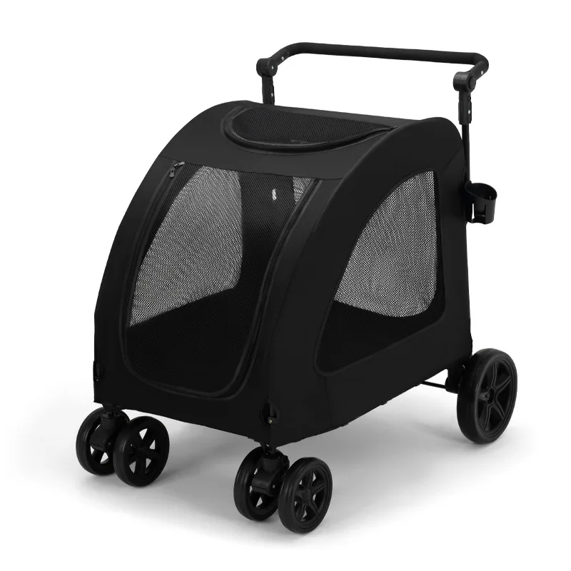 Poussette pour chien portable respirante portechiot pliable transport