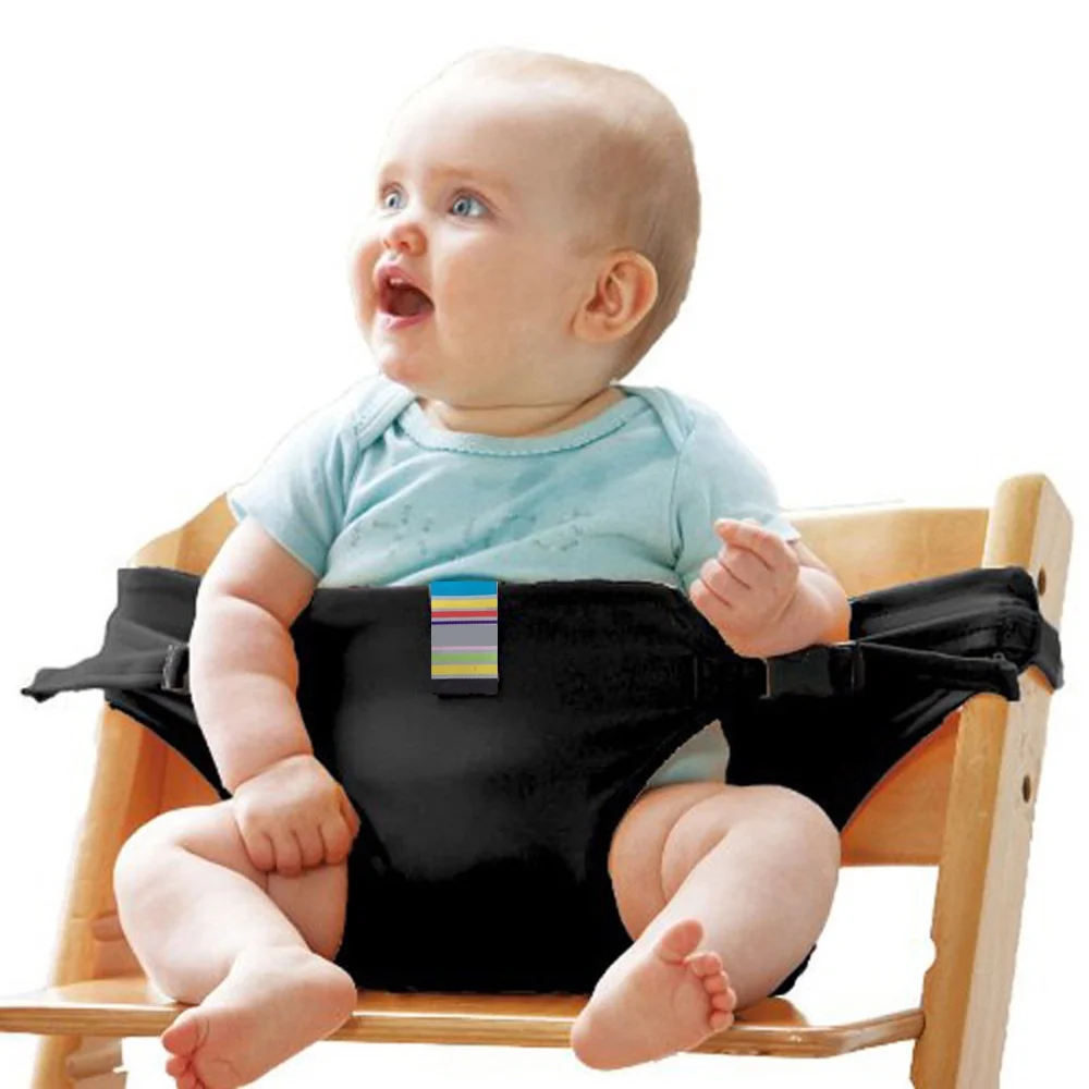 Siège bébé portable salle à manger harnais de sécurité matériau souple