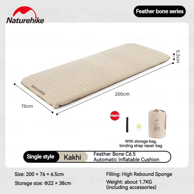 Matelas gonflable bébé camping Naturehike Feather Bone C6.5