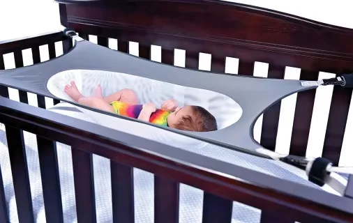 Filet de sécurité pour lit de bébé réducteur de lit pour nouveauné filet transparent protègechutes facile à fi