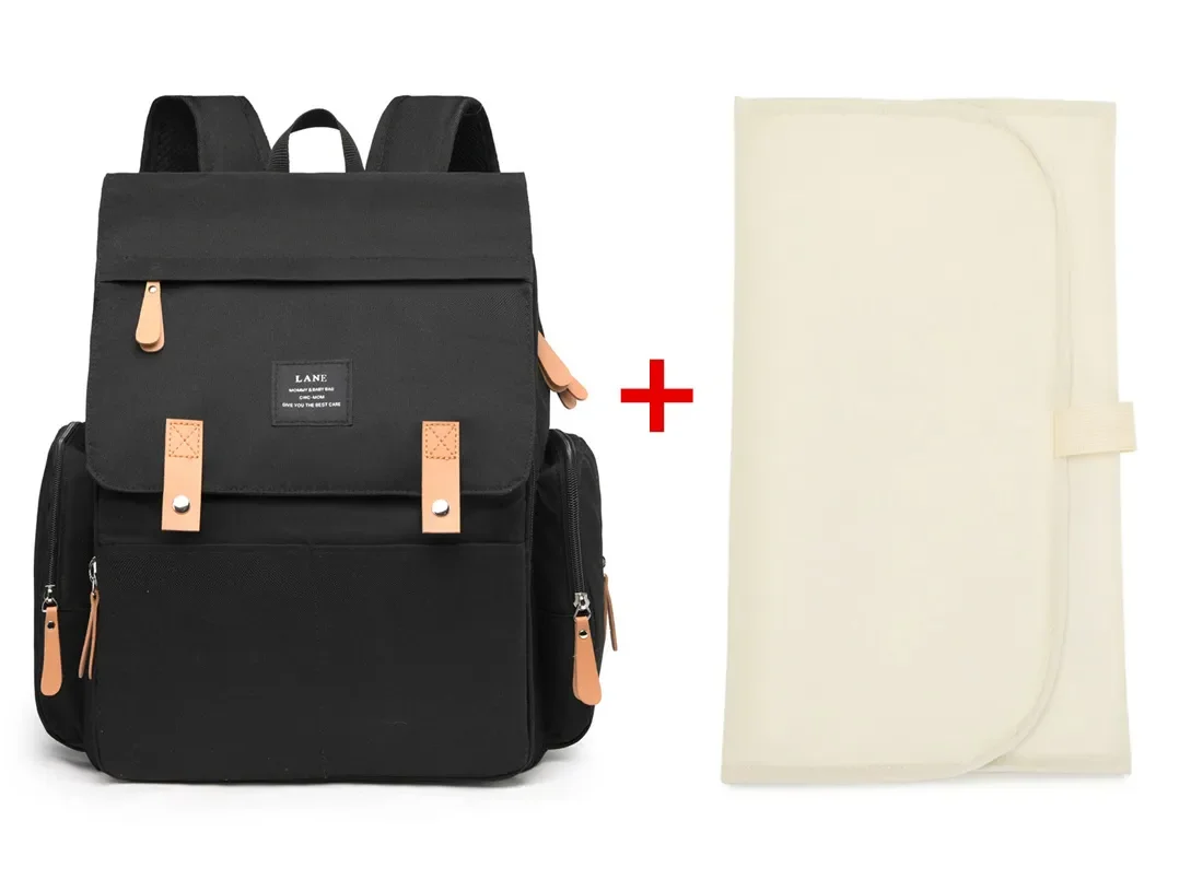 Sac à dos de voyage pour maman sac à couches imperméable de grande