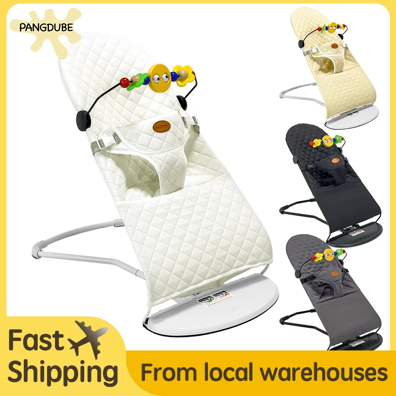 Transat bébé PANGDUBE inclinable siège à bascule ergonomique pour nouveauné chaise berceuse bébé inclinable jo