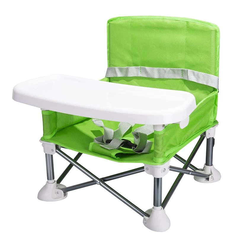 Chaise haute multifonctionnelle bébé pliable portable siège d'appoint design moderne sécurité renforcée usage 