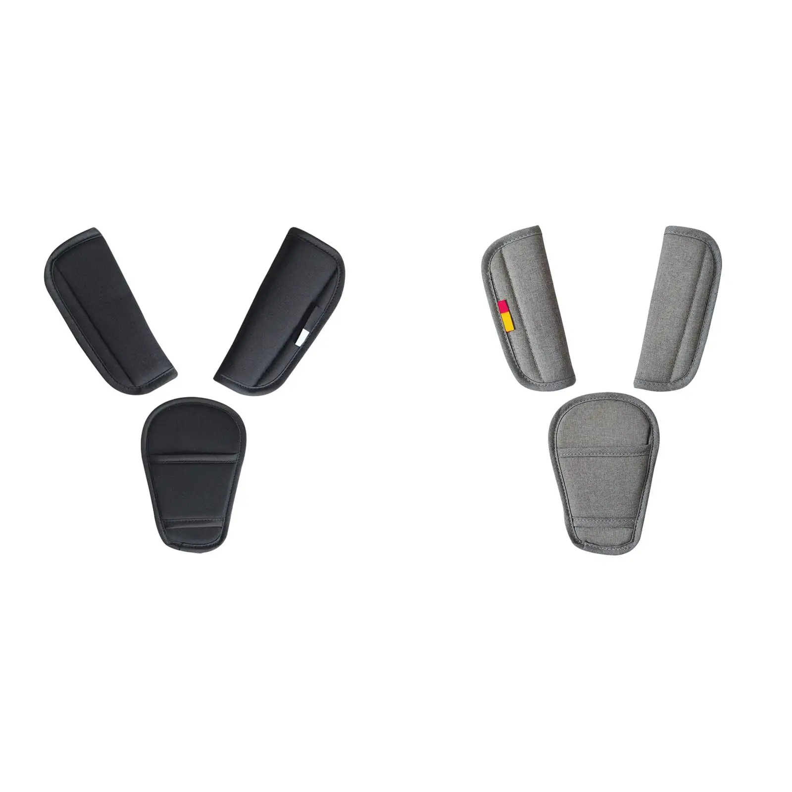 Coussinets de Protection pour Poussette Set de 3 ProtègeSangles Doux et
