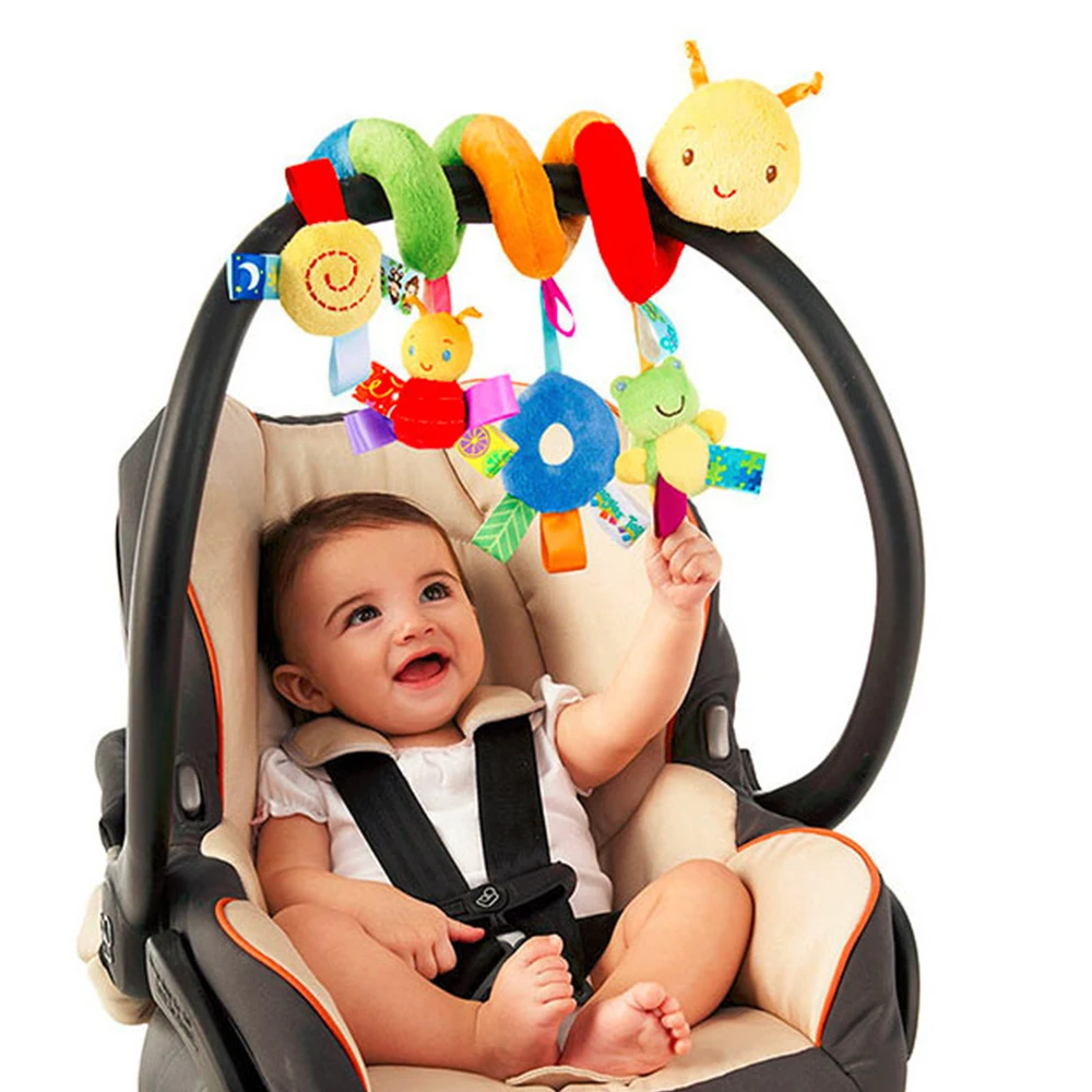 Lit de poupée coloré pour bébé 06 mois jouets suspendus siège de sécurité jouets confortables poussette poupée