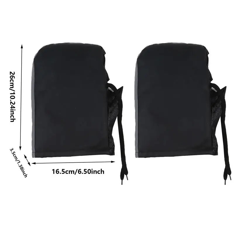 Manchons de guidon hiver chauffants imperméables gants chauffants
