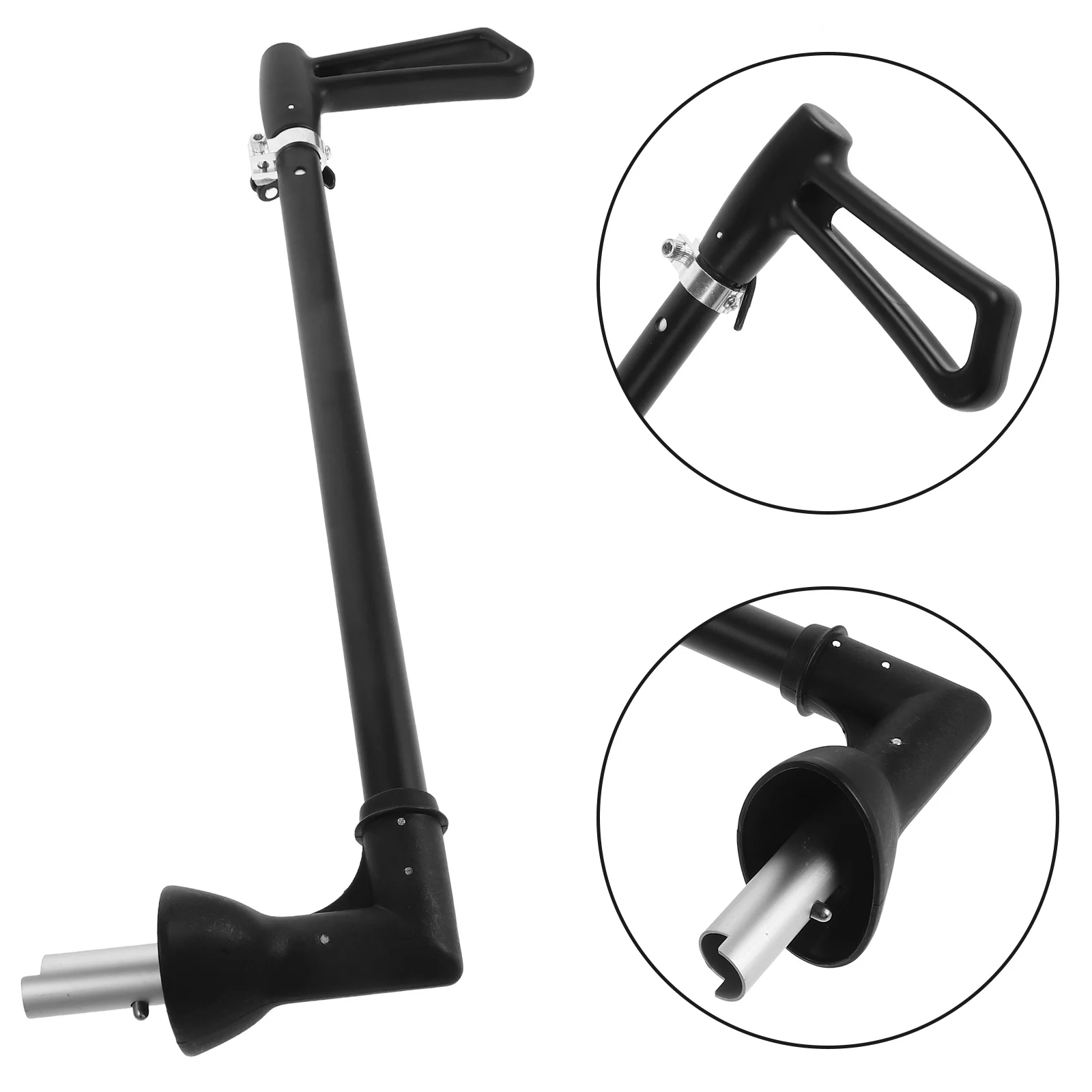 Poignée de poussoir bébé scooter Yo Yo Push Rod accessoire pliable en acier inoxydable pour enfant en bas âge