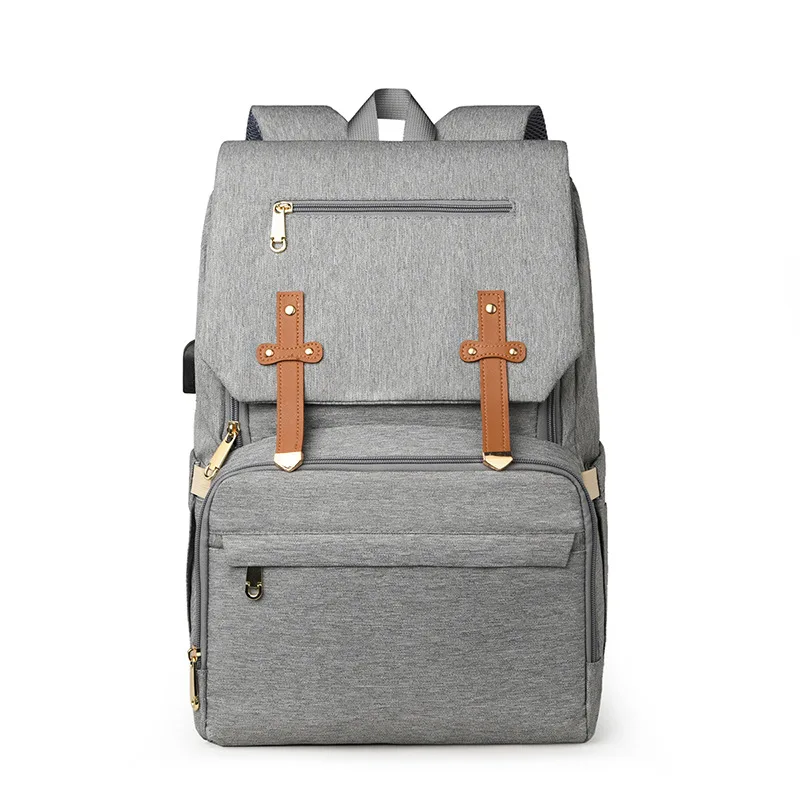 Sac de maman multifonctionnel avec coussin d'air sac à dos bébé grande