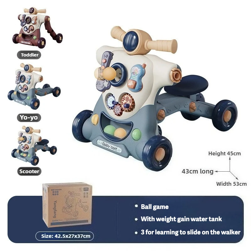 Poussette multifonctionnelle Baby Care jouet apprentissage bébé 36 ans
