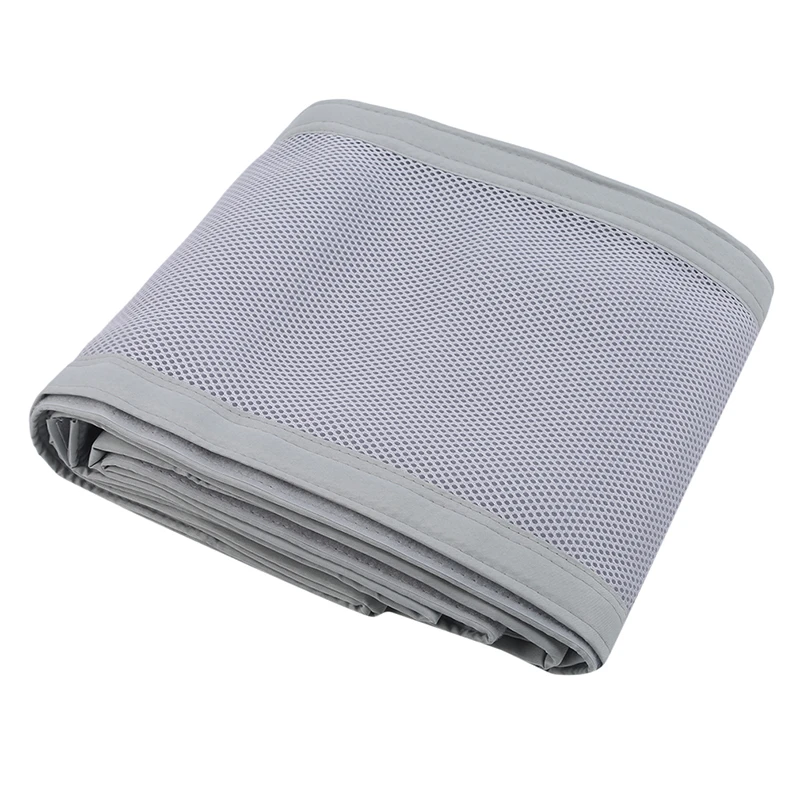Tapis de yoga pliable maille respirant gris clair facile à transporter