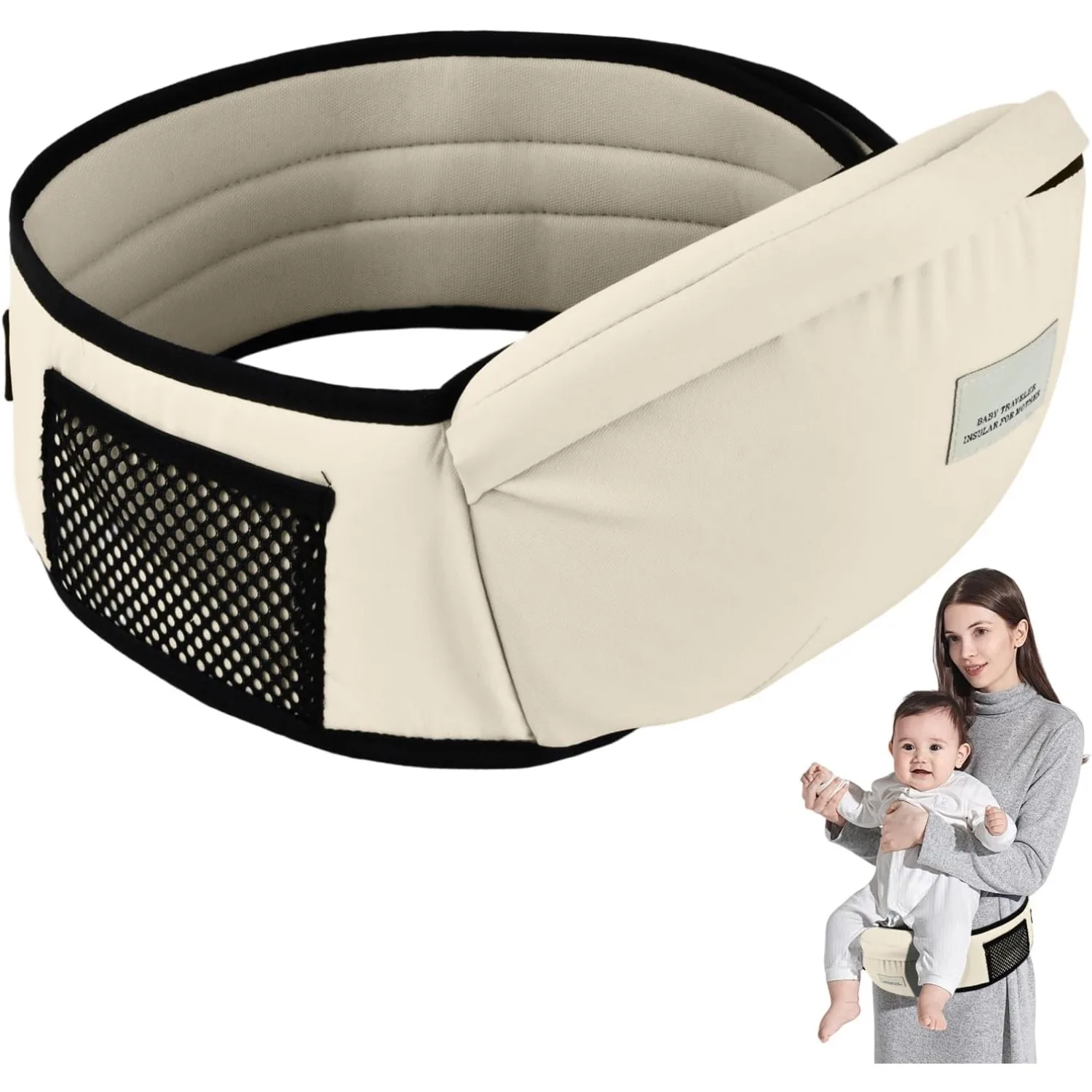 Portebébé ergonomique ceinture face avant sac à dos rembourrage