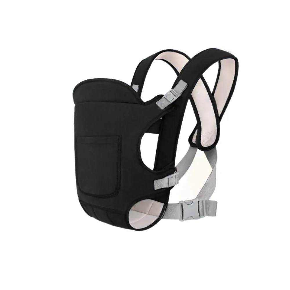Portebébé épaules ajustables sécurité renforcée confort nouveauné portage ergonomique sac kangourou noir