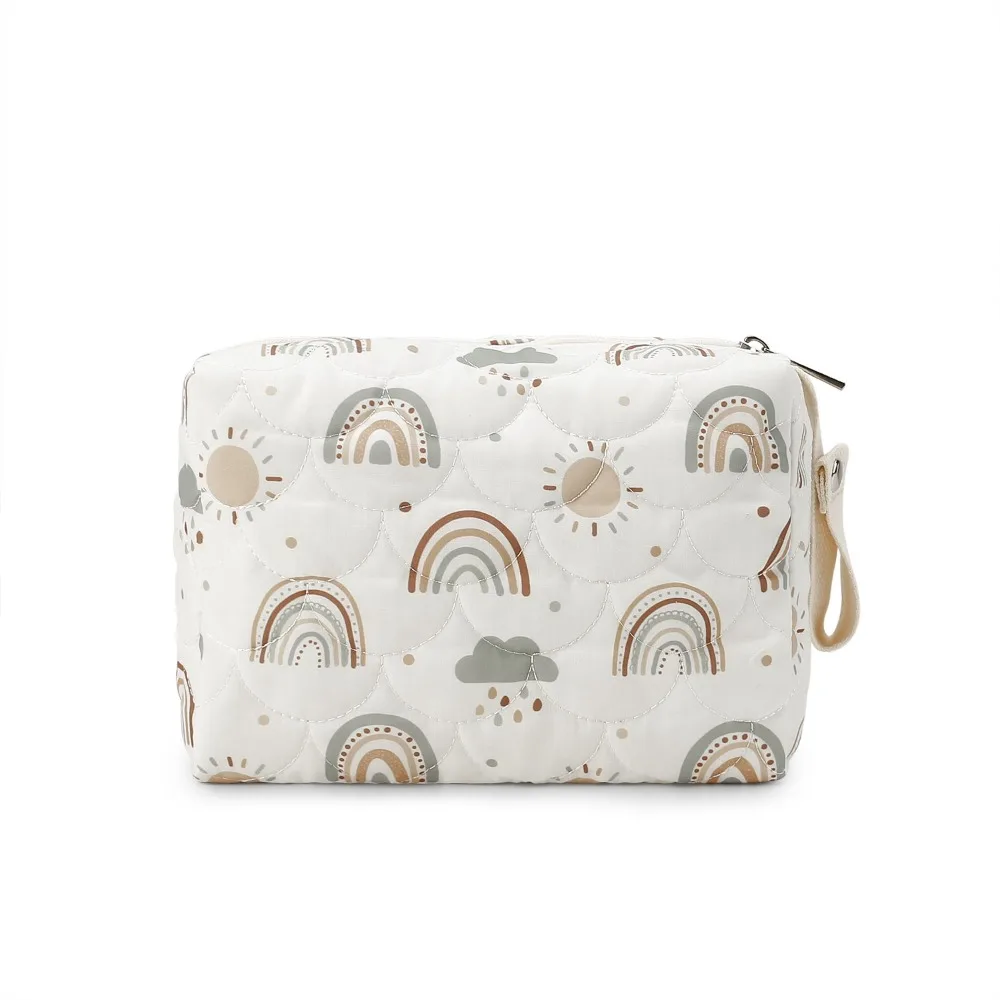 Trousse de toilette bébé sac à couches Organizer arcenciel motif soleil nuage sac maman voyage poussette range