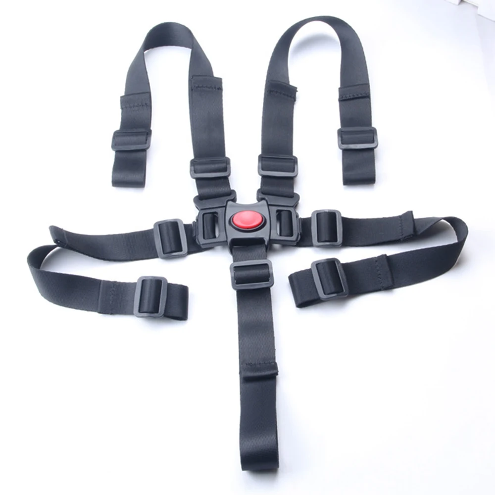 Harnais bébé sécurité 5 points nylon plastique poussette outdoor