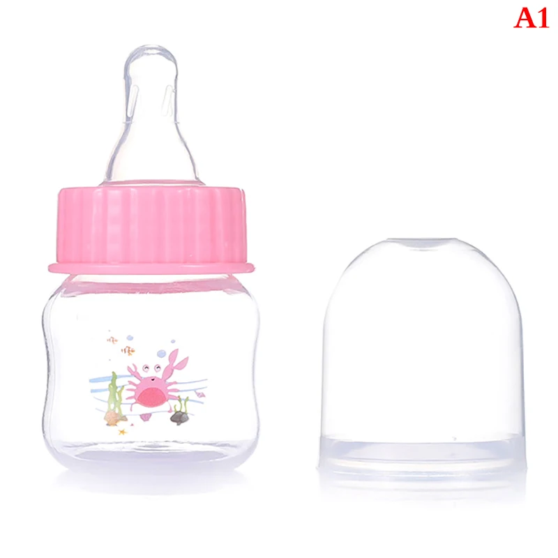 Biberon bébé sans BPA 50ml design crabe portable matériau PP tétine