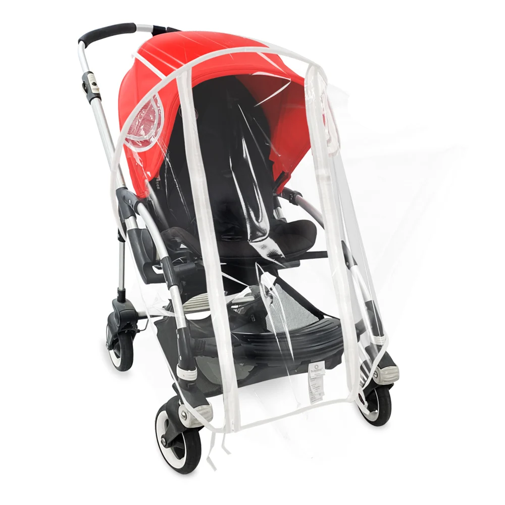 Juste de Pluie Universelle Imperméable pour Landau, Pare-Poussière Transparent, Fermeture Éclair Ouverte pour 