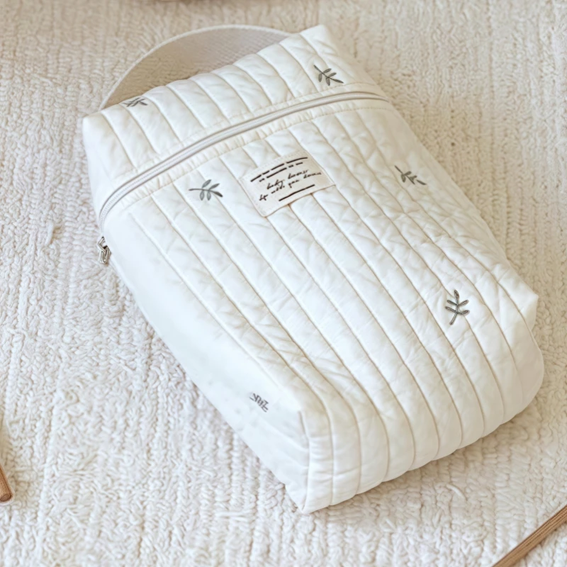 Sac à couches portable pour poussette matelassé pour bébé organizer