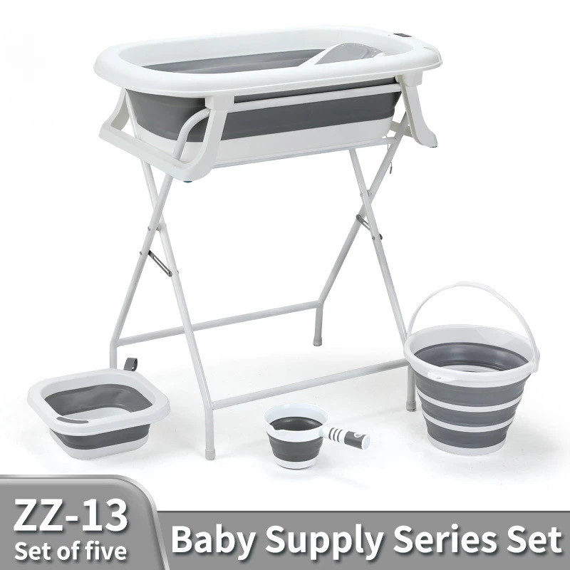 Support de baignoire pliable pour bébé ensemble de bain avec bassine et