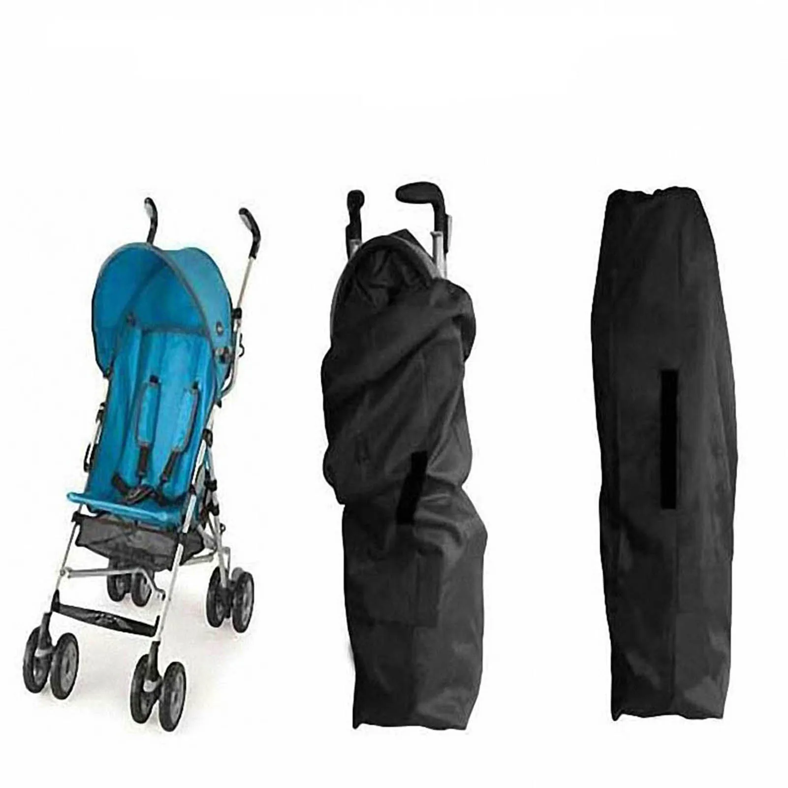 Grand sac de rangement pliable pour poussette sac de voyage compact et léger adaptable aéroport gare S