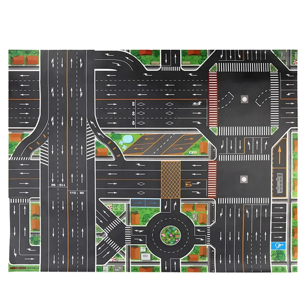 Tapis de jeu route éducative pour enfants tapis de ville avec