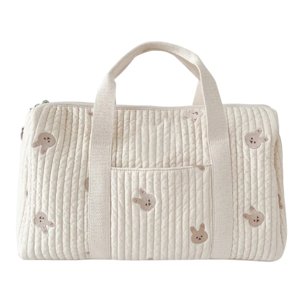 Sac à langer bébé organizer couches brodé sacoche mignon lapins