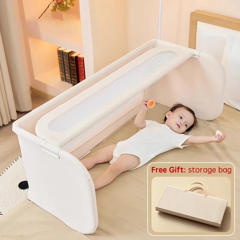 Barrière de lit de sécurité multifonctionnelle PANGDUBE pour bébé lit