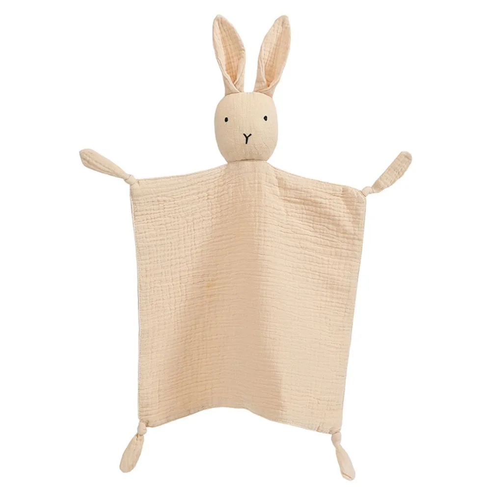 Jouet de sommeil pour bébé en coton doux doudou lapin peluche réconfortante pour nouveauné cadeau naissance bé