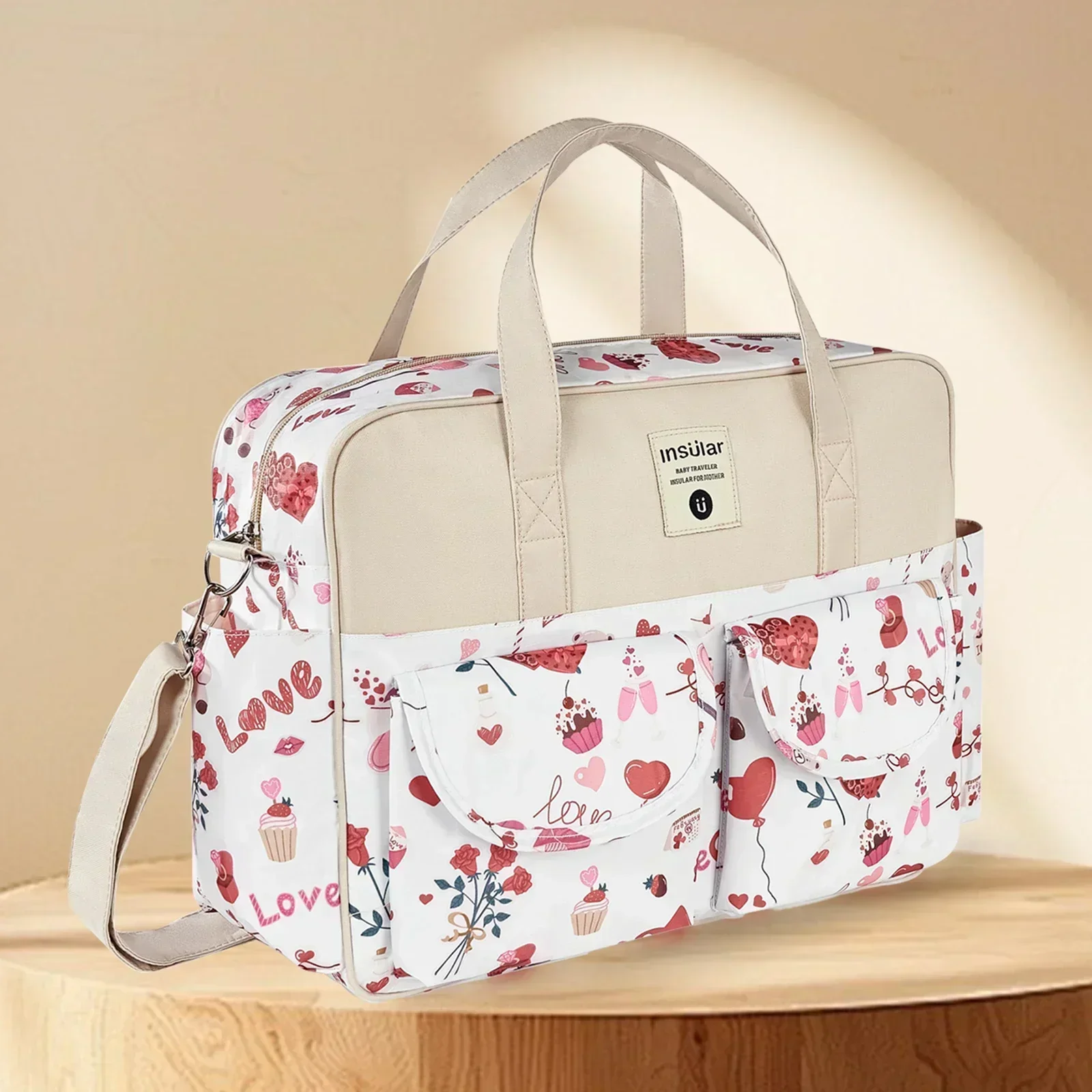 Sac à couches maman poussette grand compartiment étanche bandoulière