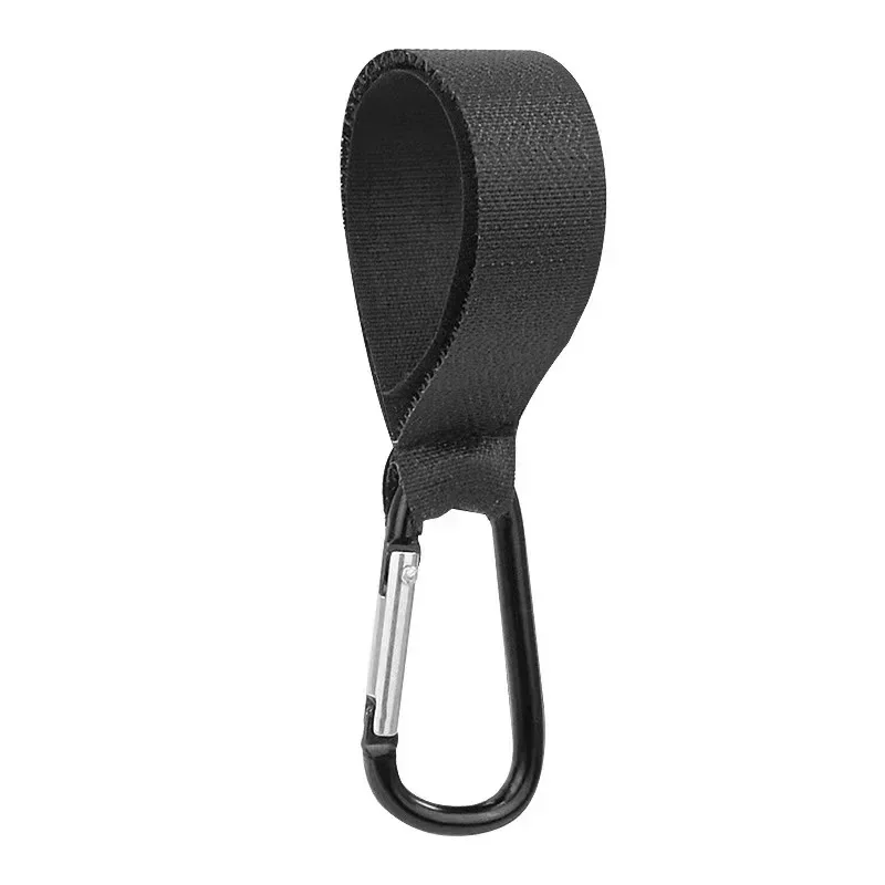 Accessoire poussette porteclés en métal et tissu durable noir pour sacs