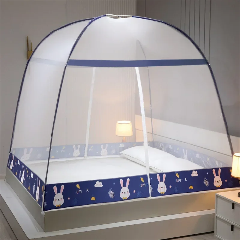 Moustiquaire respirante Pop Up tente à double porte pour camping