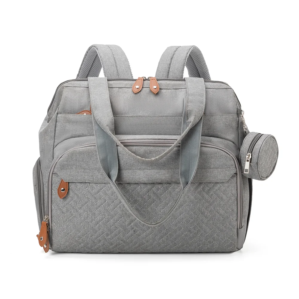 Sac à couches bébé sac à dos maman grande capacité conception ergonomique poches multiples style moderne facil