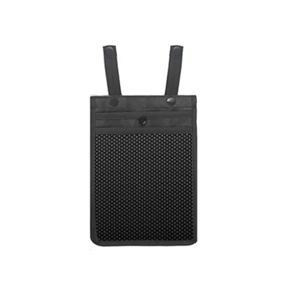 Organisateur poussette filet maille bébé sac triangulaire noir poche grande capacité texture nid d'abeille des