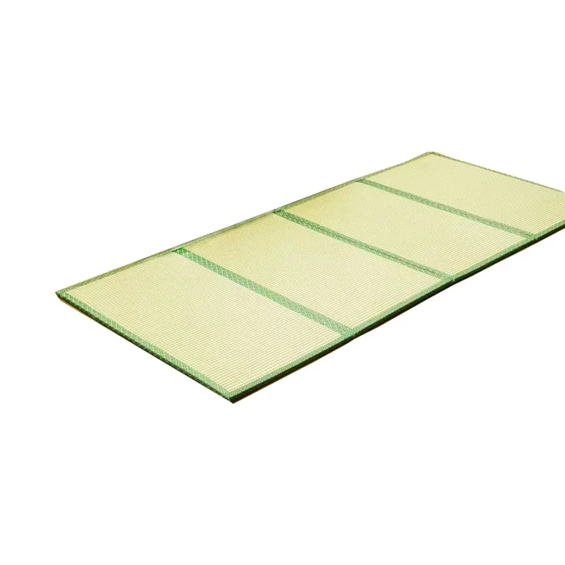 Tapis Tatami pliable en fibre naturelle pour yoga méditation et sol