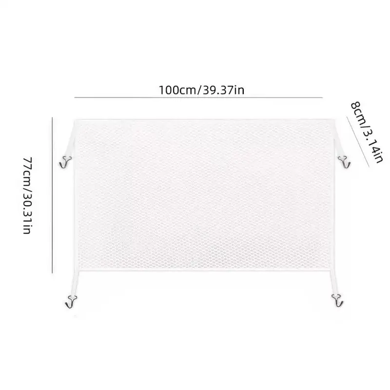 Filet de sécurité pour lit bébé protection antichute isolation pour enfant portable blanc facile à assembler d
