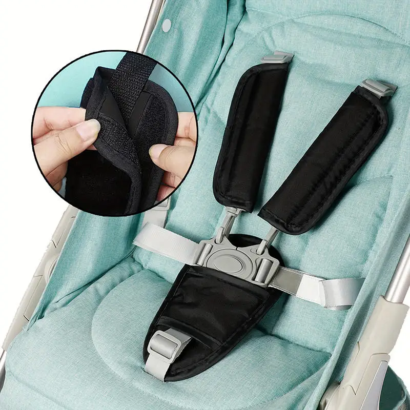 Coussinets de ceinture de sécurité universels pour poussette harnais de
