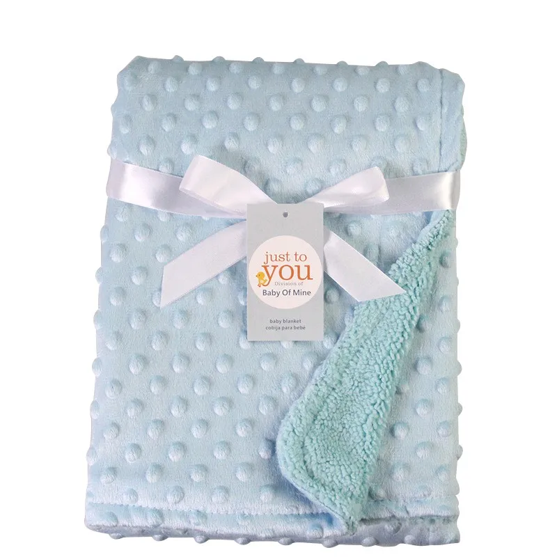Couverture double couche pour bébé Just To You 76x102 cm lange de