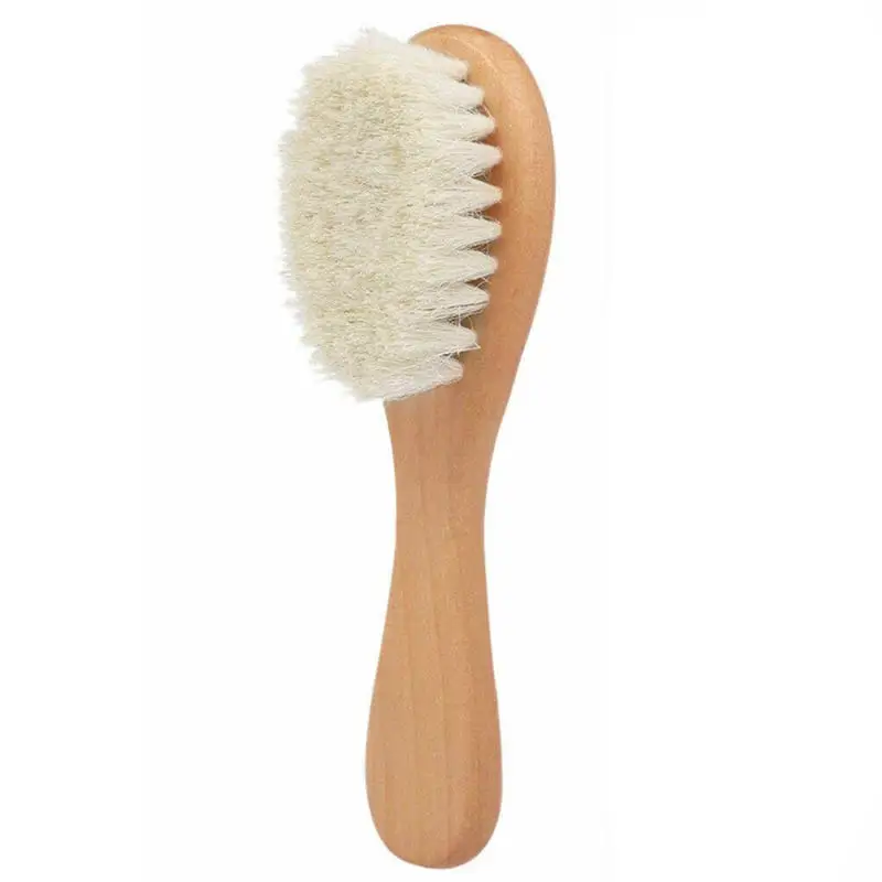 Brosse à Cheveux en Bois pour Bébé Douce Confortable Hygiène Éveil