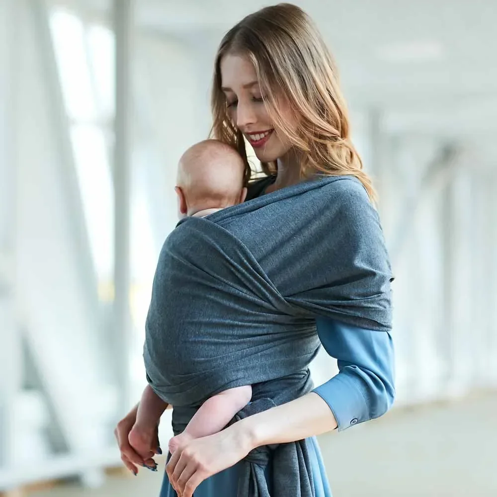 Sangle de voyage ronde en coton extensible pour bébé nouveauné et