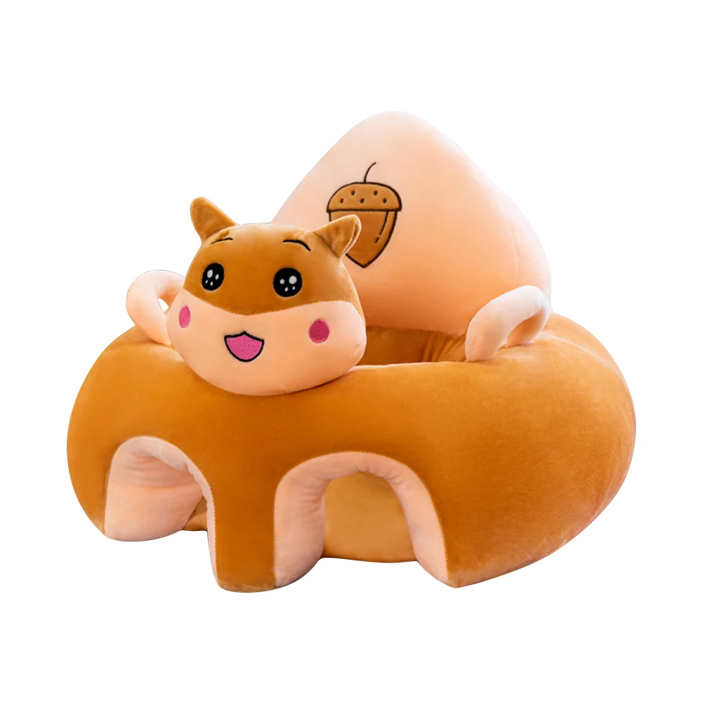 Housse de siège pour bébé en peluche design hamster apprendre à