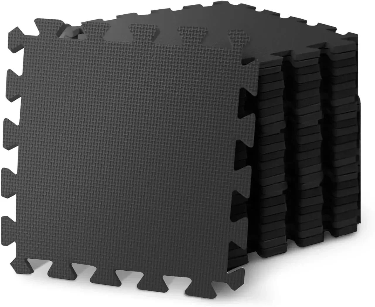 Tapis de jeu bébé en mousse 60x60cm carrelage interlocking antidérapant
