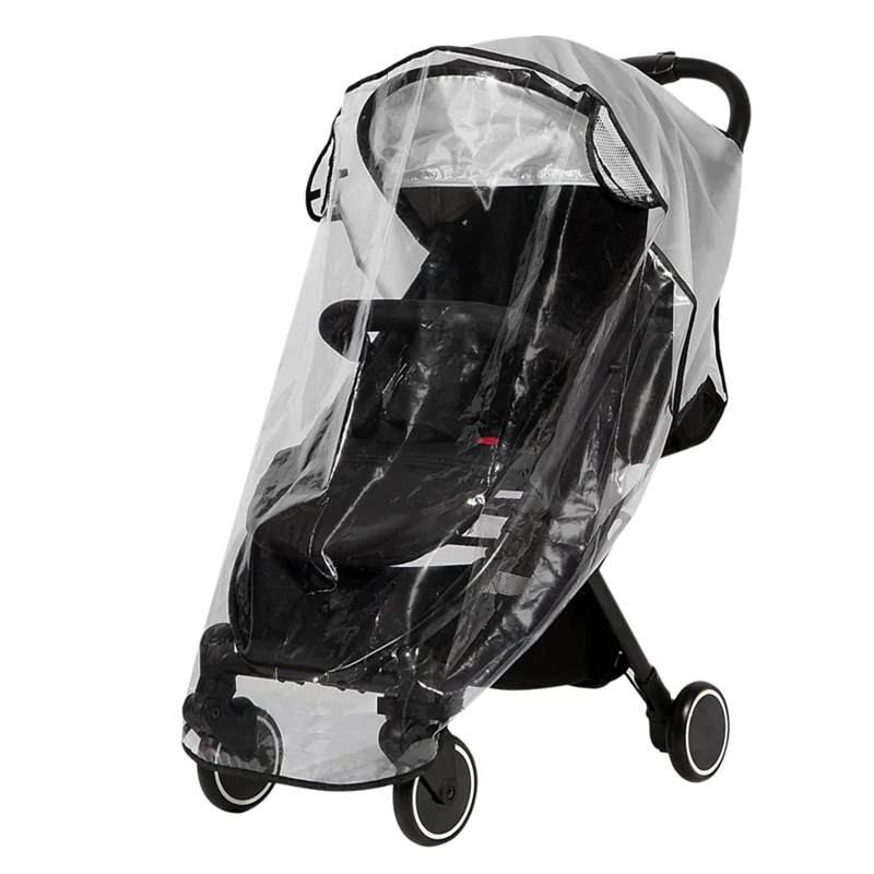 Couverture de pluie universelle pour poussette housse imperméable transparente protège bébé du vent et de la p